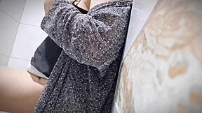 Hot Asian Stepmom Plays Solo with Big Tits in Masturbation