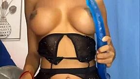 That brunette has a delightful fat ass, big tits, and tight pussy