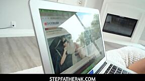 Does hot teen 18+ stepdaughter april olsen take uncle's cock in pov?