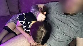 Hottie in stockings sucking?