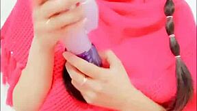 playful blue squirts while masturbating for you