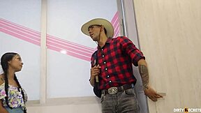 Watching Employee Bang Maid, I Join for Wild Threesome!