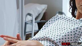 Impatient Liz Jordan bangs hot milf doctor after solo play