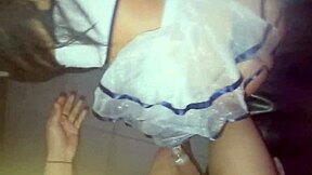 Colombian babe in cosplay pays rent to landlord's son with big ass action