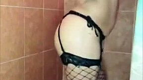 Oh Wow, Latina Mature Amateur Masturbates With Dildo In Shower For First Time!