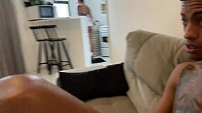 amanda souza fucks young guy at home, big ass and pussy