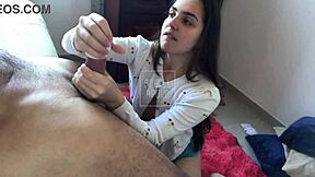 I came and squirted on my girlfriend’s best friend’s chest! 😍