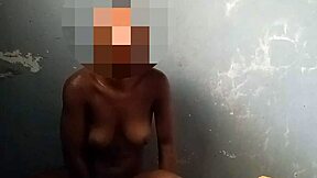 Hot ebony chick gets her pussy hammered by a huge dick