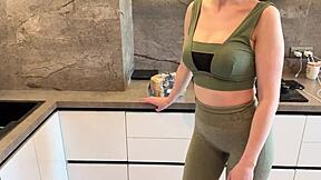 Two Blonde Teen Lesbians Fuck with Strapon in Intense Sex Scene