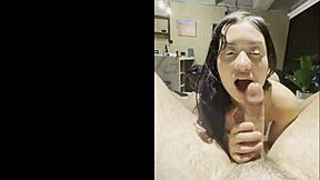 Latina porn casting with 18 year old braces teen and big white cock