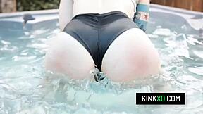 Gorgeous Electra Rayne flaunts curves riding her boyfriend’s huge dick