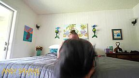 teen flashes small tits and farts in bondage 😏