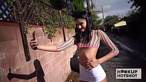 Can Small-Tittied Viva Athena Drain Every Drop from Her Date?