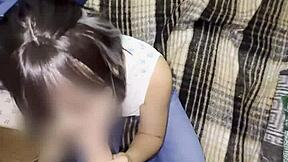 瘦弱棕发新人自制色情视频