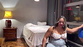 brazilian couple bangs tanned friend in bedroom, all anal again