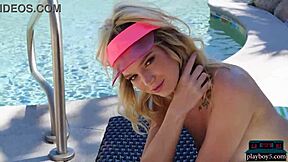 Blonde Kylie Belle Feels Playboy's Touch