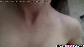 Tight Gal Aubrey Sky Gets POV Sex with Big Cock in Close-Up Action