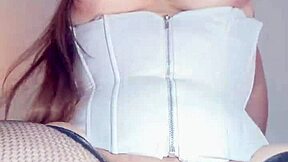 cheating slut wife masturbates for her husband’s boss, wow!