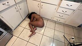 bro, i wrecked this curly-haired ebony teen with big tits. her fat ass couldn't walk after!