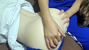 Skinny Latina colegiala in trio after class, tasting Tantaly doll’s ass!