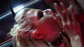 eva angelina hosts hot orgies in her neon dungeon with banging and anal