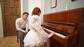 My piano teacher skips lessons to bang me hard instead!