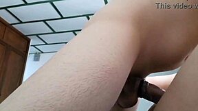 Passionate sex between stepsiblings ends with him finishing inside her fat Colombian ass! 💦