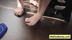 Thalia Rhea, horny petite slut, hammered by Charles Dera’s fat dick