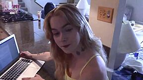 Nasty Sage Fucks Her Stepdad When She's Away, Seth Brogan Creampies Her!