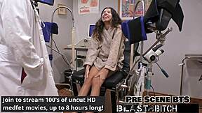 aria nicoles stomach gets blasted with cum in pov version, missionary latex gloves backstage