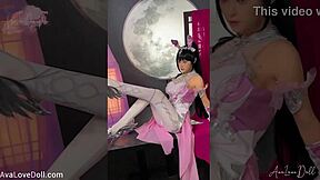 Is Shino's slutty body in moon queen cosplay turning you on?
