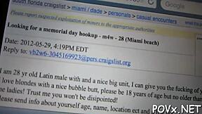 hard dick brings joy to horny chick in rough pov action