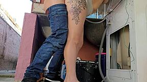 married housewife, wanna pay the repair guy with your big ass?