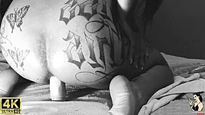 Famous Singer Takes It in the Pussy with Mega Vaginal Toy