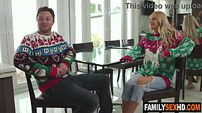 step-dad fucks step-daughter behind stepmom's back