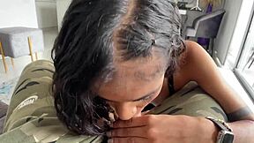 hot petite latina rides old man before date