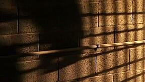 Teen Elsa Jean bangs masked stranger in alley