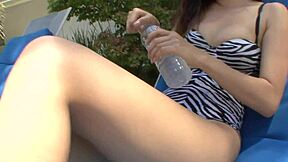 Kimberly Faith, girl next door, take that monster cock deepthroat and creampie