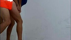 did the cleaning guy get seduced by the nurse and fuck her hard with condom in the office hallways?