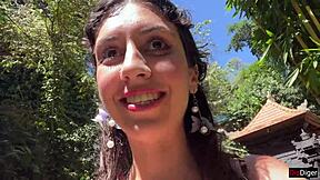 I got cum on my face in a public locker room. Then did a cumwalk by the waterfall.