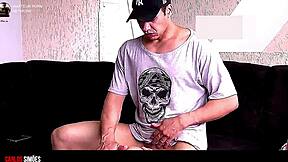 i got this hot macho guy putting it in my tight ass, he's so sexy and athletic with tattoos, wearing lingerie