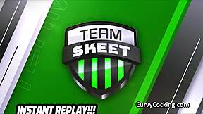 Wanna Ride Your Dick While He Watches the Game?