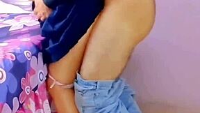 Intriguing contrast: virgin ass given after begging on vacation