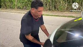 Wife cheats on husband with black guy after car breaks down?