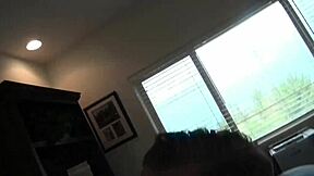 Jessie Palmer begs her man for harder fucking in amateur POV scene.