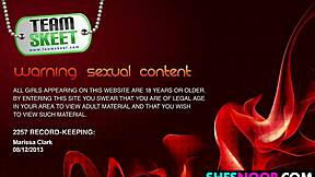 18 yo Marissa Clark takes big size dick