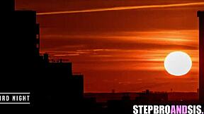 Threesome unfolds with hot step sisters in wild young 18+ action