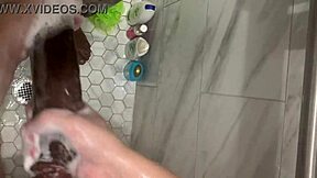 Curious Teen Cleans Stepbrother's Monster Cock to Double Finish