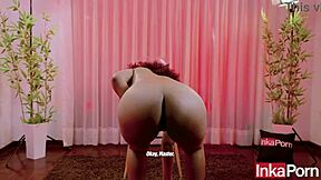 Colombian with good ass debuts as porn actress in casting for Inkaporn