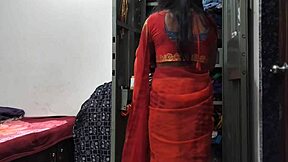 maid cleaning cupboard when owner came and took her hard